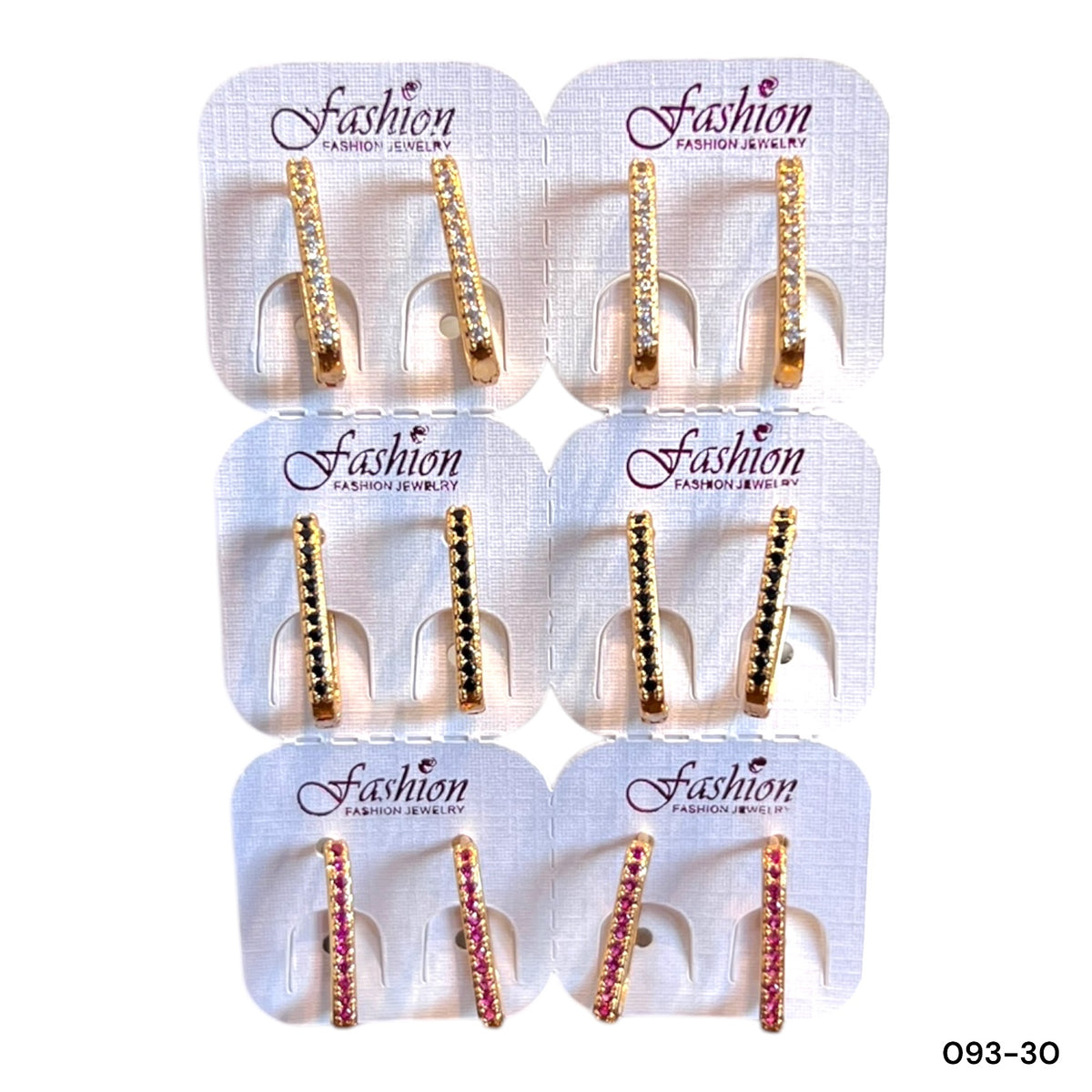 Pair of Elegant earrings for girls, rectangular