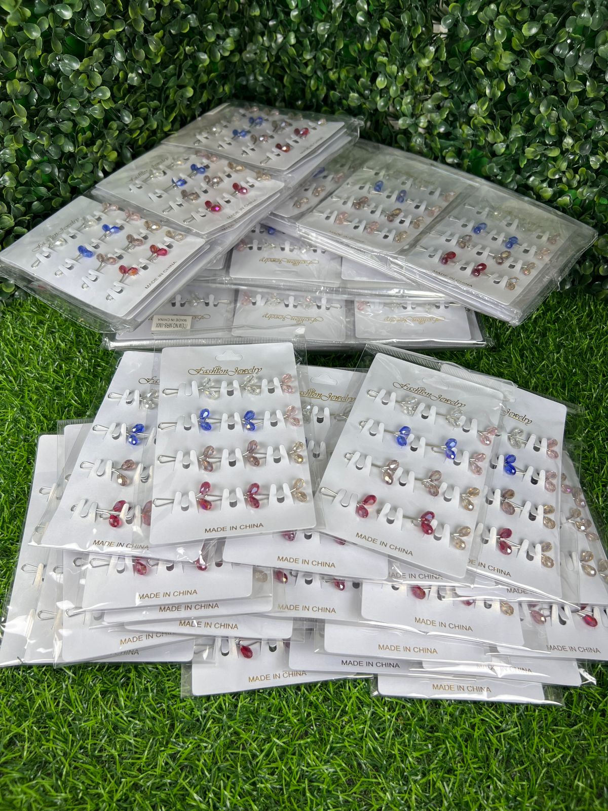 Pack of 12 Crystal Clip Pins for scarf hijab