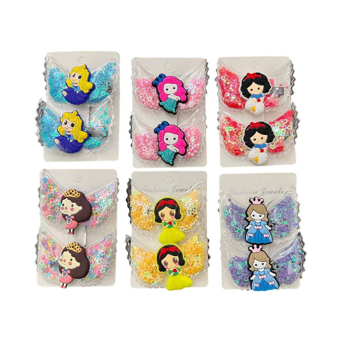 Cute Princess Hair Clips for Girls