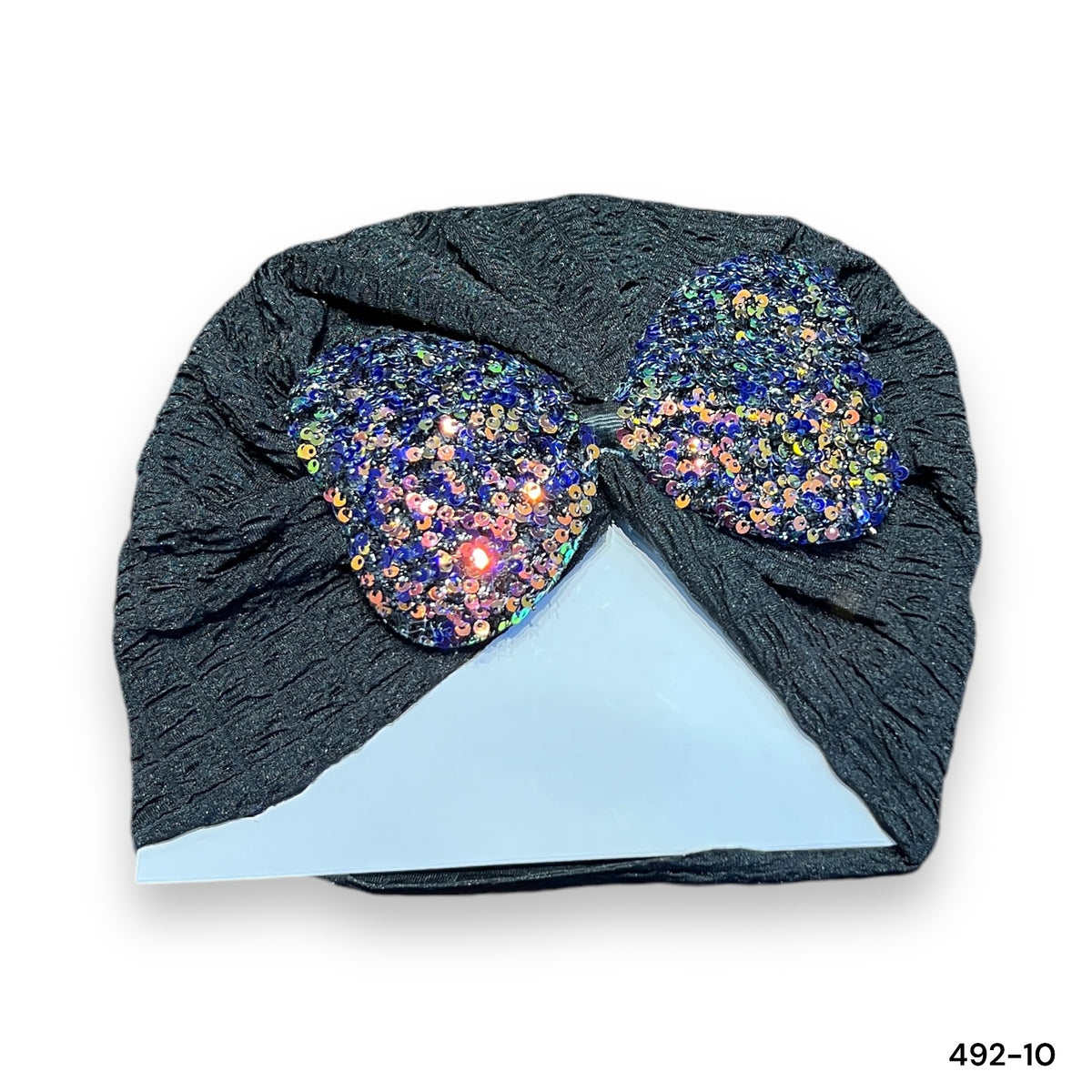 Premium Kids Glittery Bow Turban Cap