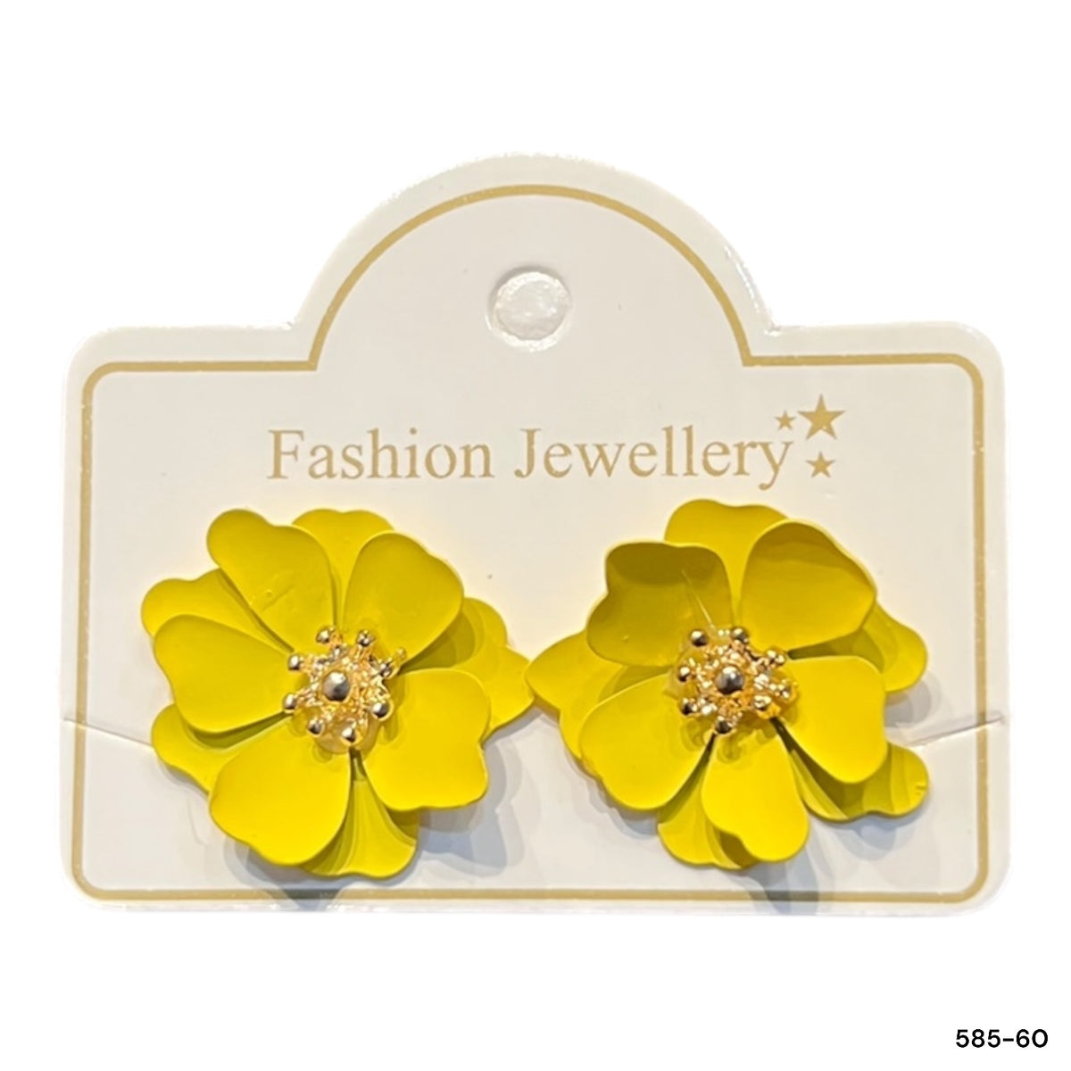 Beautiful floral ear studs