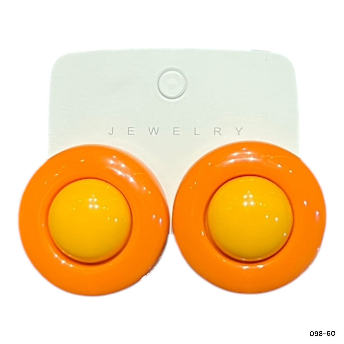 6 pairs | Trendy round earrings for girls