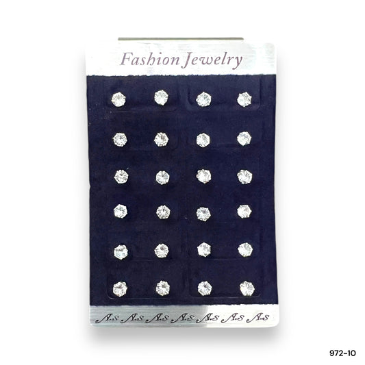 Pack of 12 Pairs Beautiful Ear Studs