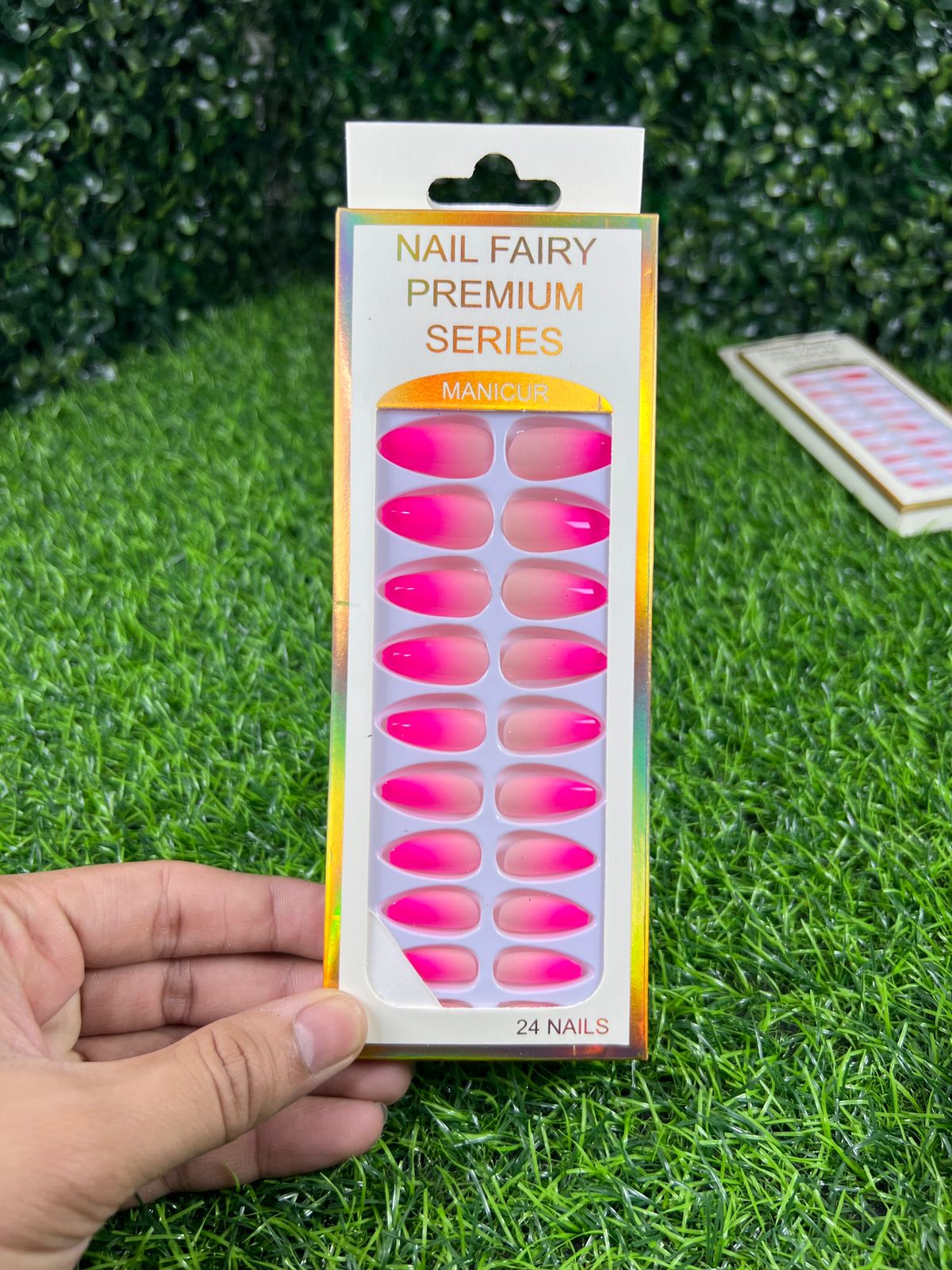 Box of 24 Fairy False Nails with Glue Stickers