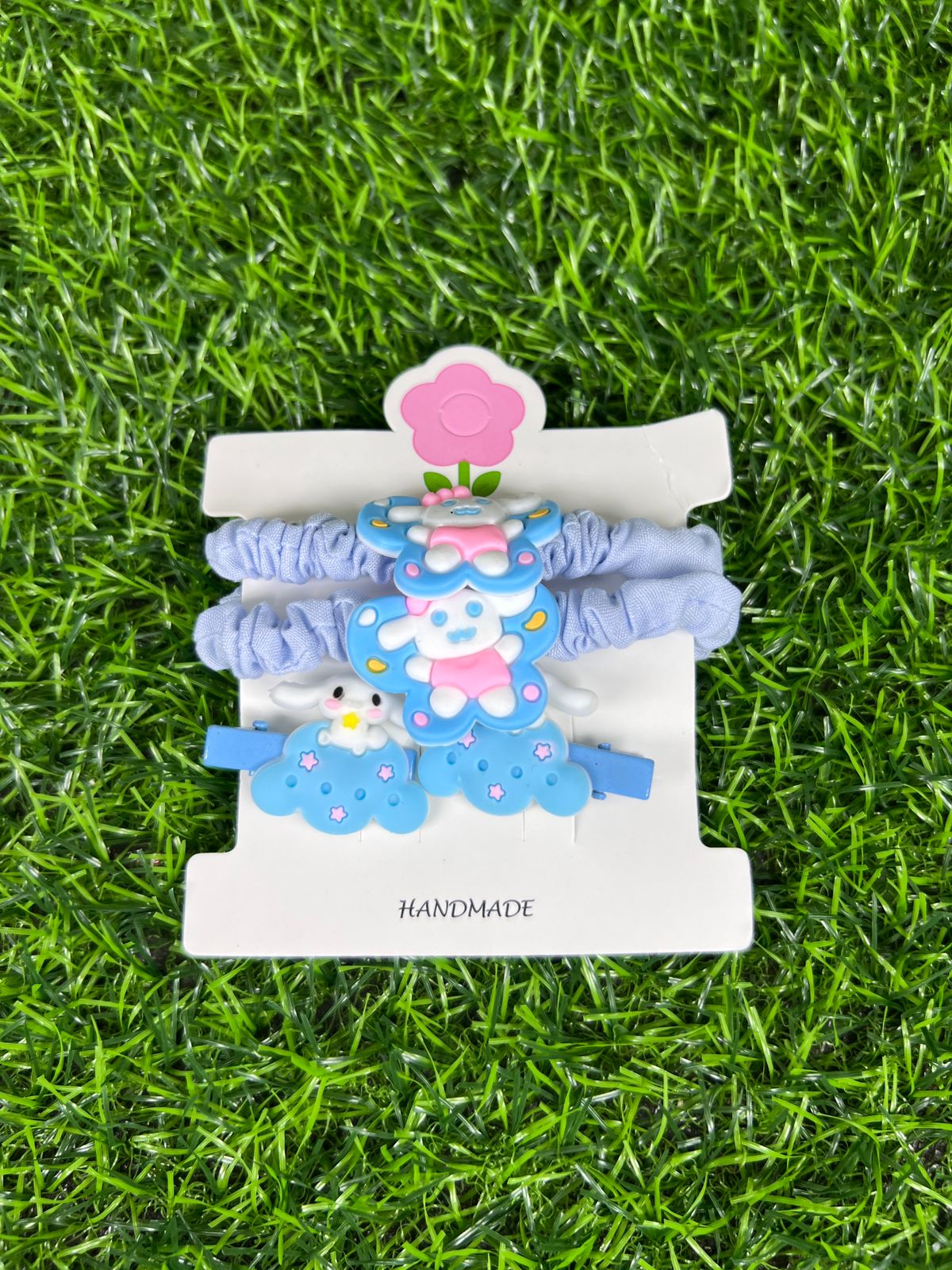 Pack of 2 imported ponies and 2 clips for kids girls