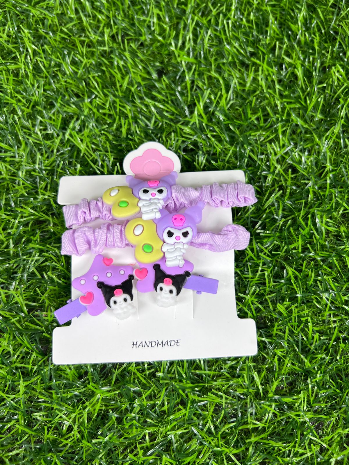 Pack of 2 imported ponies and 2 clips for kids girls