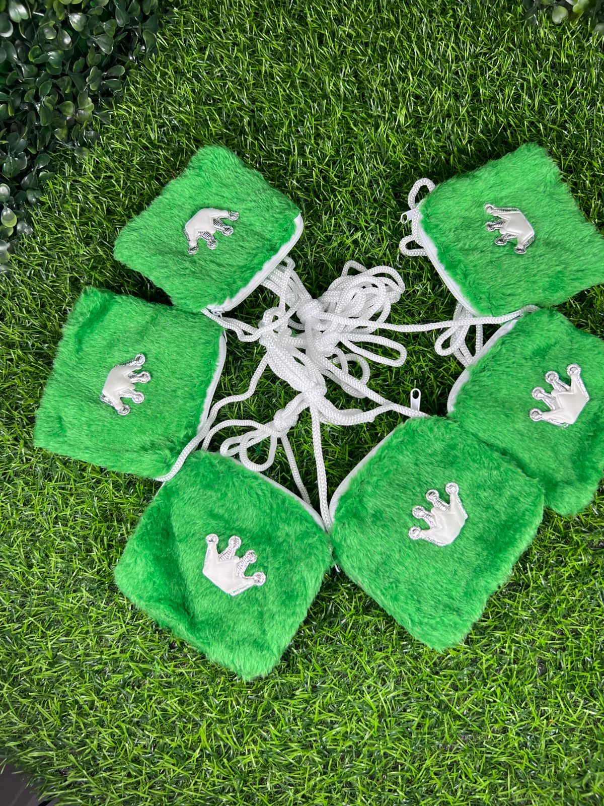 Kids Furry Sling Bag with Crown