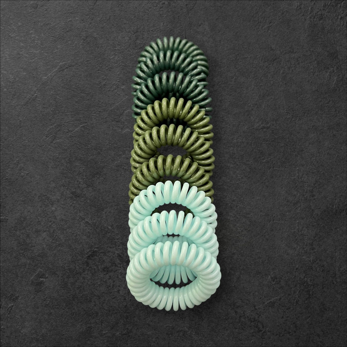 Spiral Hair Tie Set – 9pcs Anti-Tangle Hair Coils (Multiple Colors) at Wholesale Prices