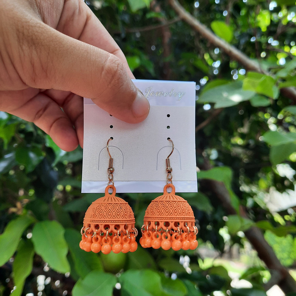 Colorful Traditional Jhumka Earrings