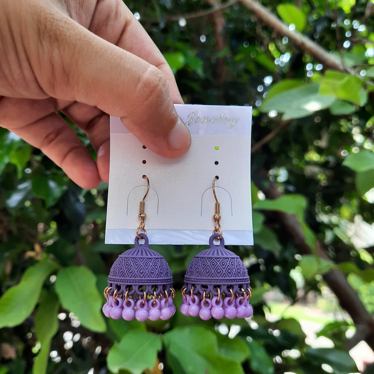 Colorful Traditional Jhumka Earrings