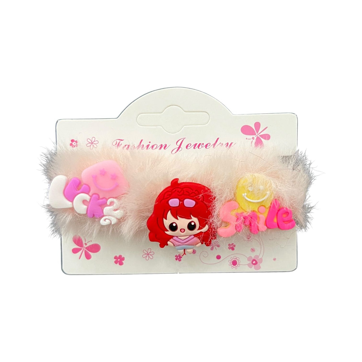 Cute Cartoon Fur Hair Ponies for Girls