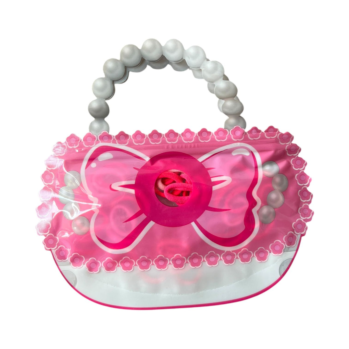 Cute Pouch Hair Ties for Kids – Soft & Colorful Bands in Fun Designs