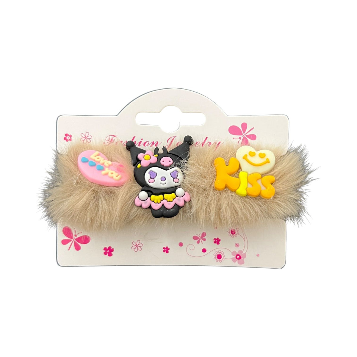 Cute Cartoon Fur Hair Ponies for Girls