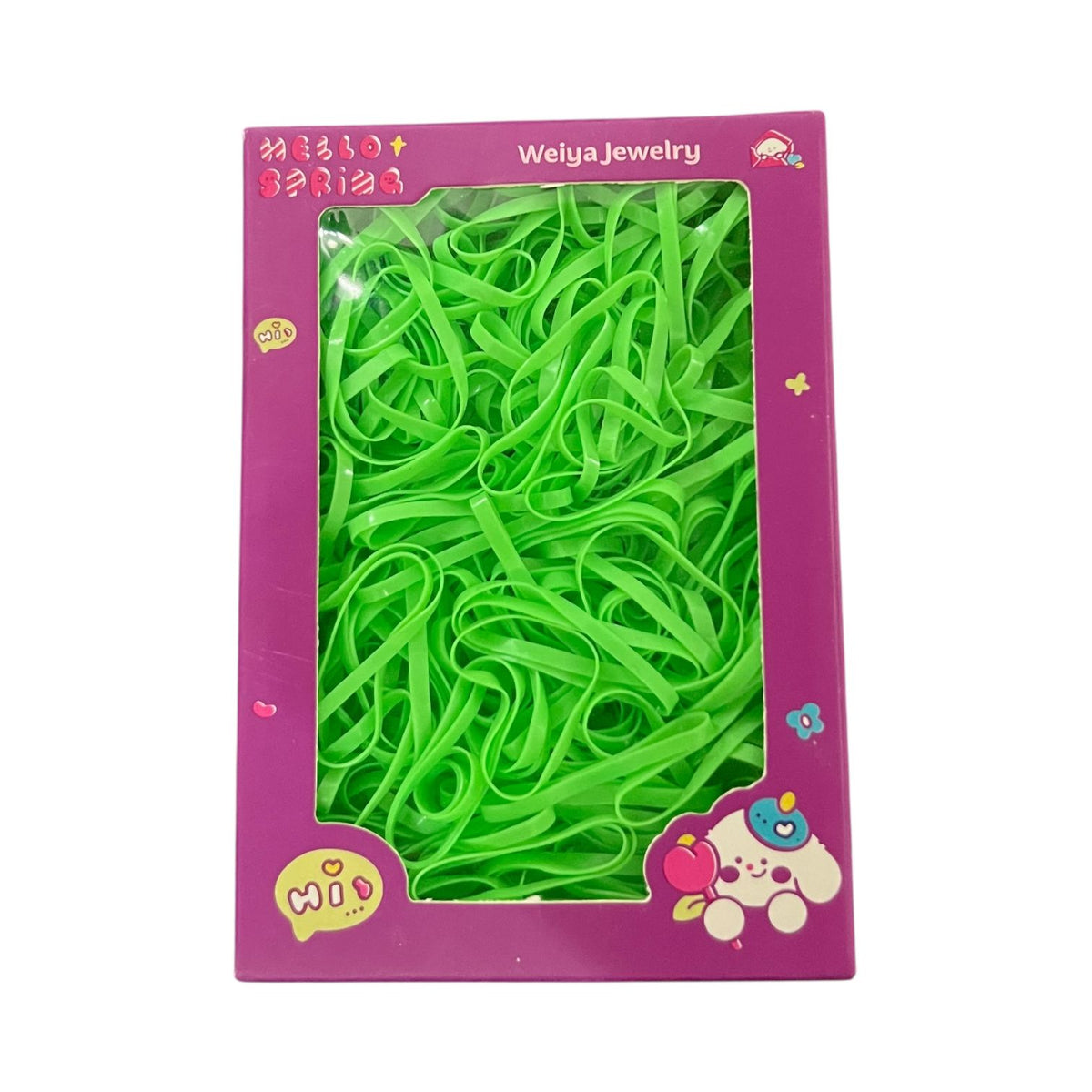 Colorful Kids’ Hair Rubber Bands – Bulk Pack