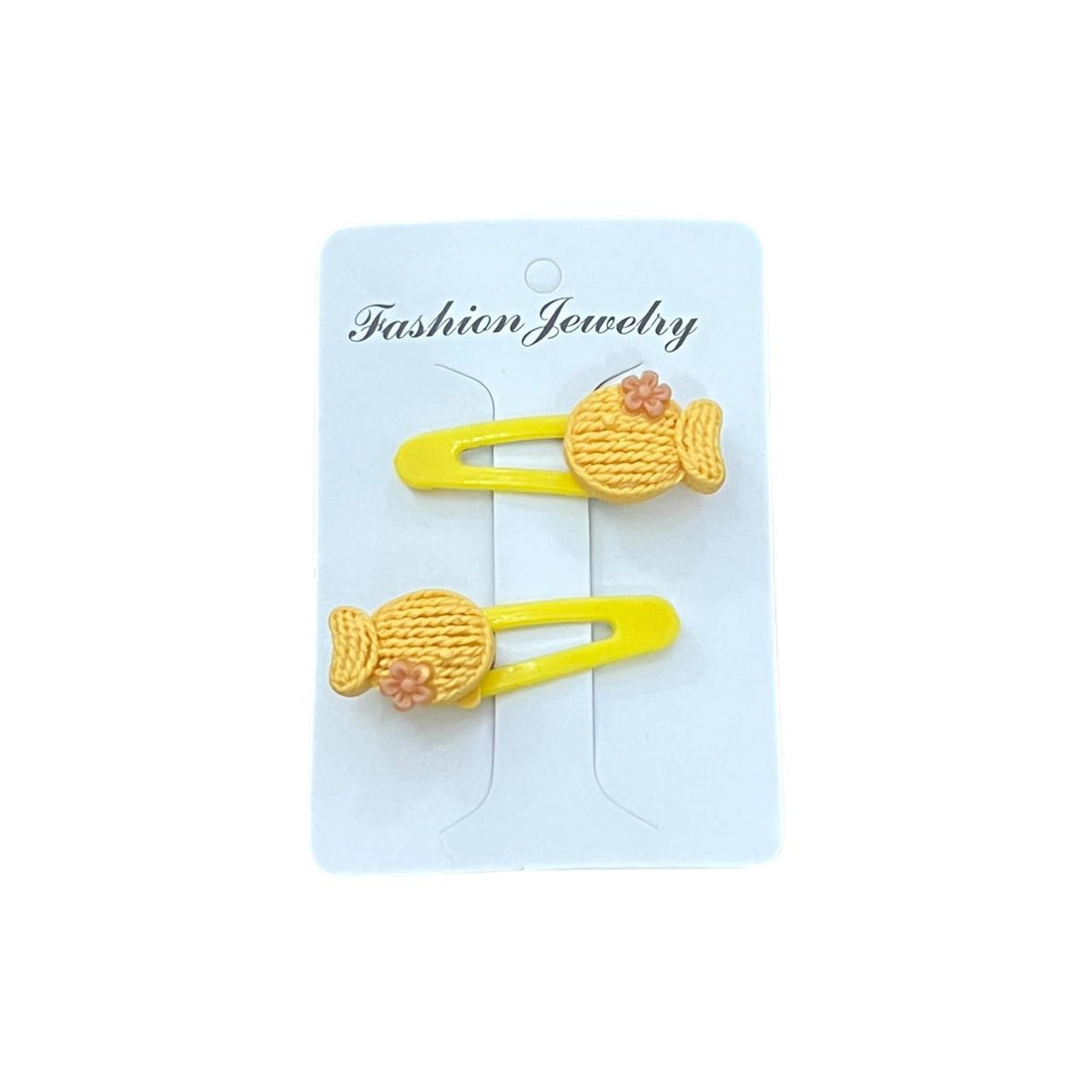 Kids’ Knitted Candy Shape Hair Clips – Cute Hair Accessories at Wholesale Prices