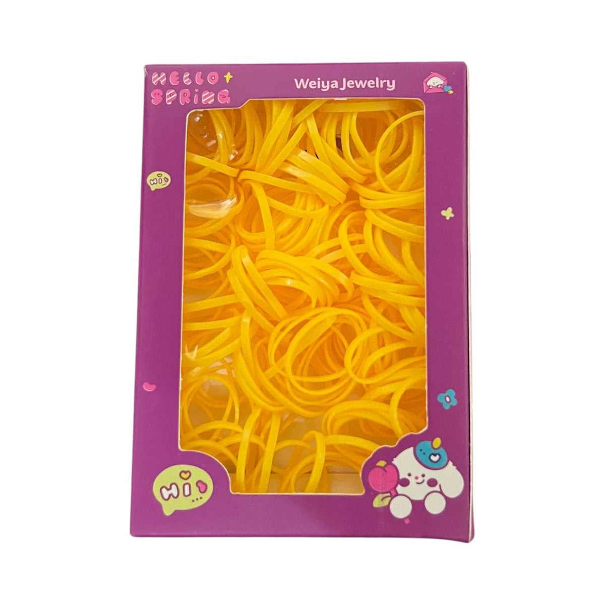 Colorful Kids’ Hair Rubber Bands – Bulk Pack