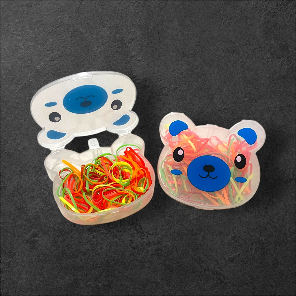 Colorful Hair Bands in Cute Animal Box